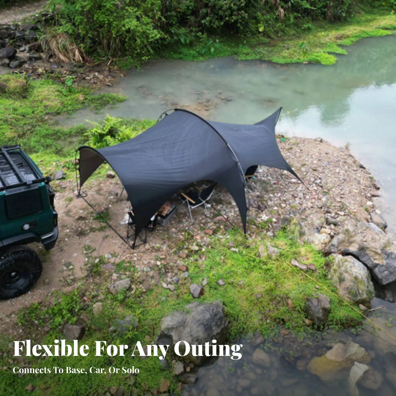 

Автомобильный тент-навес, светонепроницаемый, водонепроницаемый, ветрозащитный, с защитой от солнца, для кемпинга на природе, многофункциональный, укрытие для отдыха на открытом воздухе