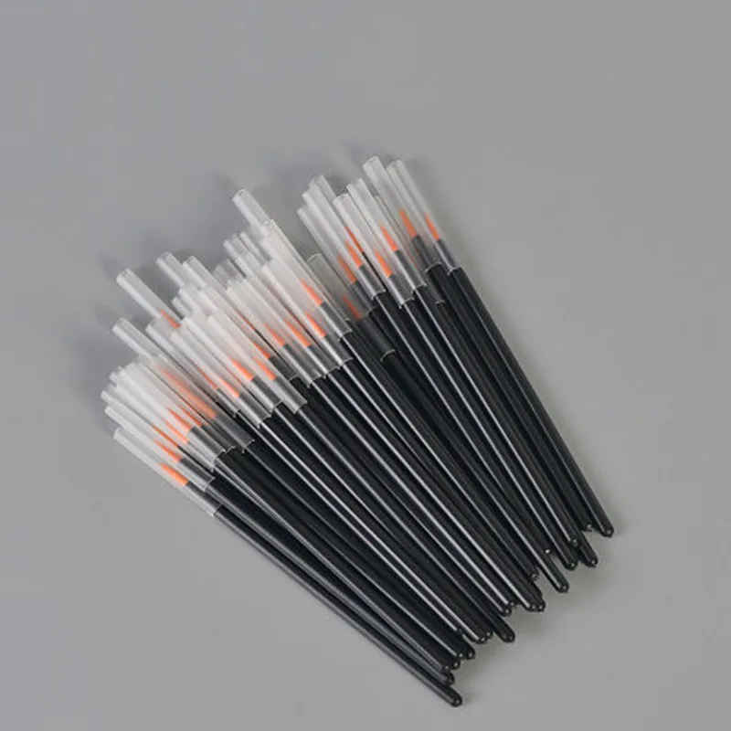 100PCS Eyeliner Brushes Long Thin Tip Applicator Eyeliner Wand Women Makeup Brush Cosmetic Disposable Supplies