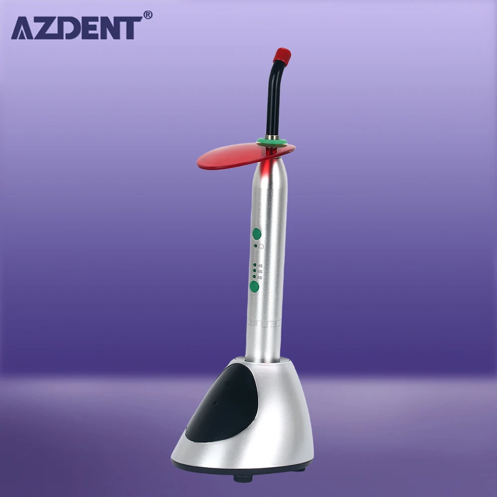 

AZDENT Dental LED Curing Light Wireless Orthodontics YS-C High Power 2700mw/c㎡ Rechargeable Device 8s/6s/4s