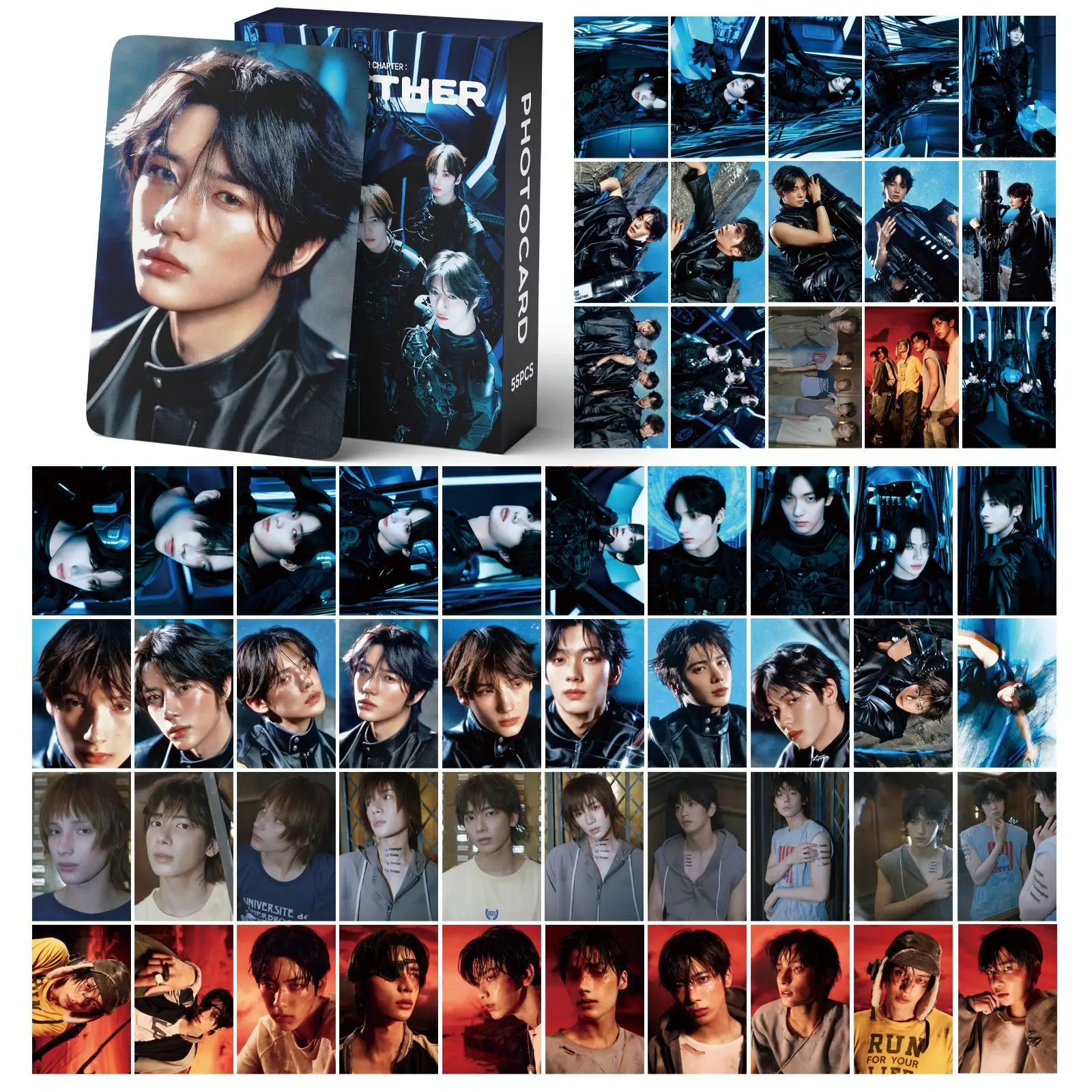 

55Pcs/Set Kpop Idol New Album 《The Star Chapter: TOGETHER》Lomo Cards TAEHYUN BEOMGYU SOOBIN YEONJUN Printd Photocards Fans Gift