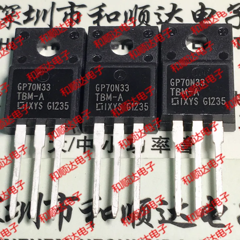 Original New 5pcs/ GP70N33 IXGP70N33TBM-A  TO-220F