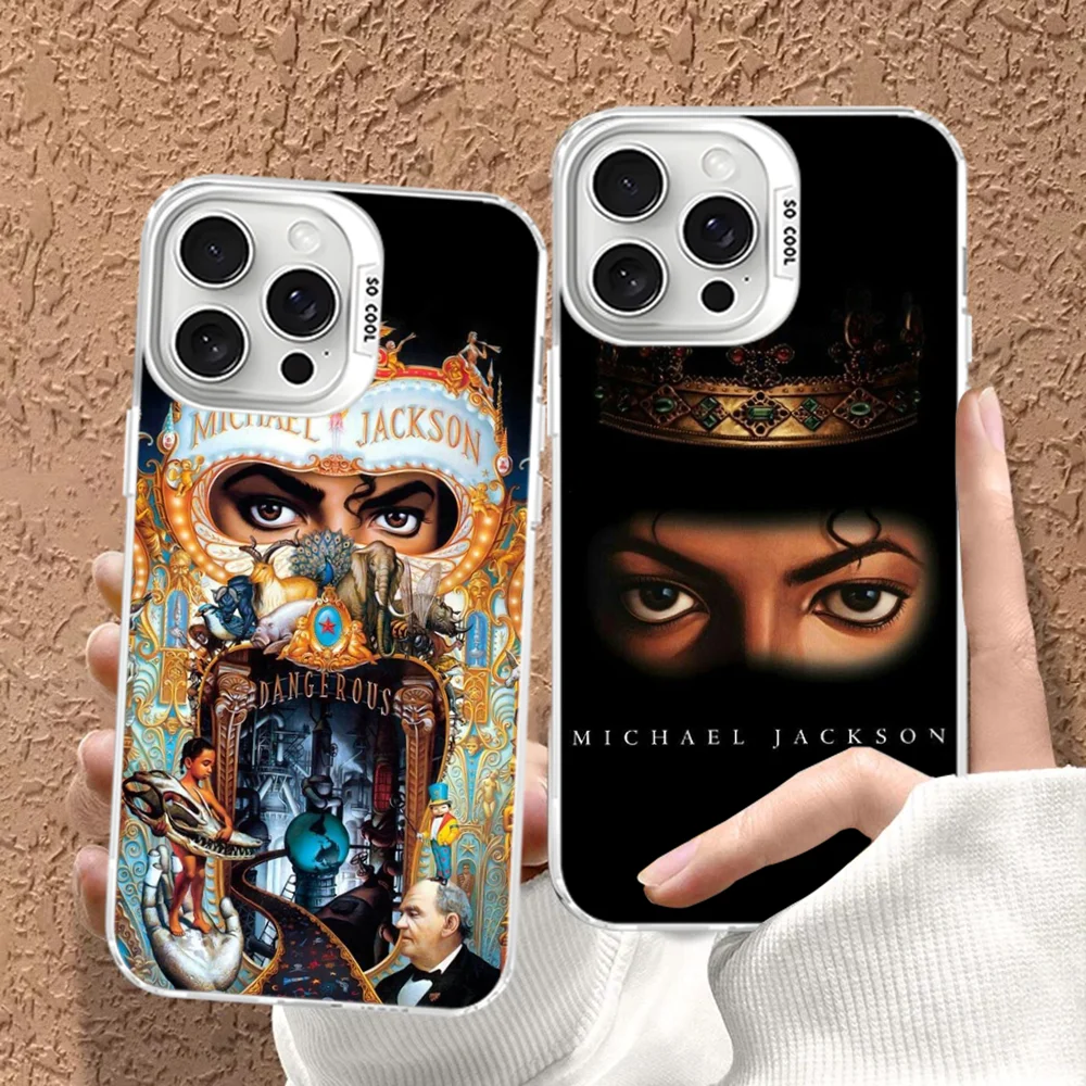 American Singer M-MichaelS J-Jackson Phone Case For iPhone 16 15 14 13 12 11 Pro Max X XR XSMAX Matte Shockproof Back Cover