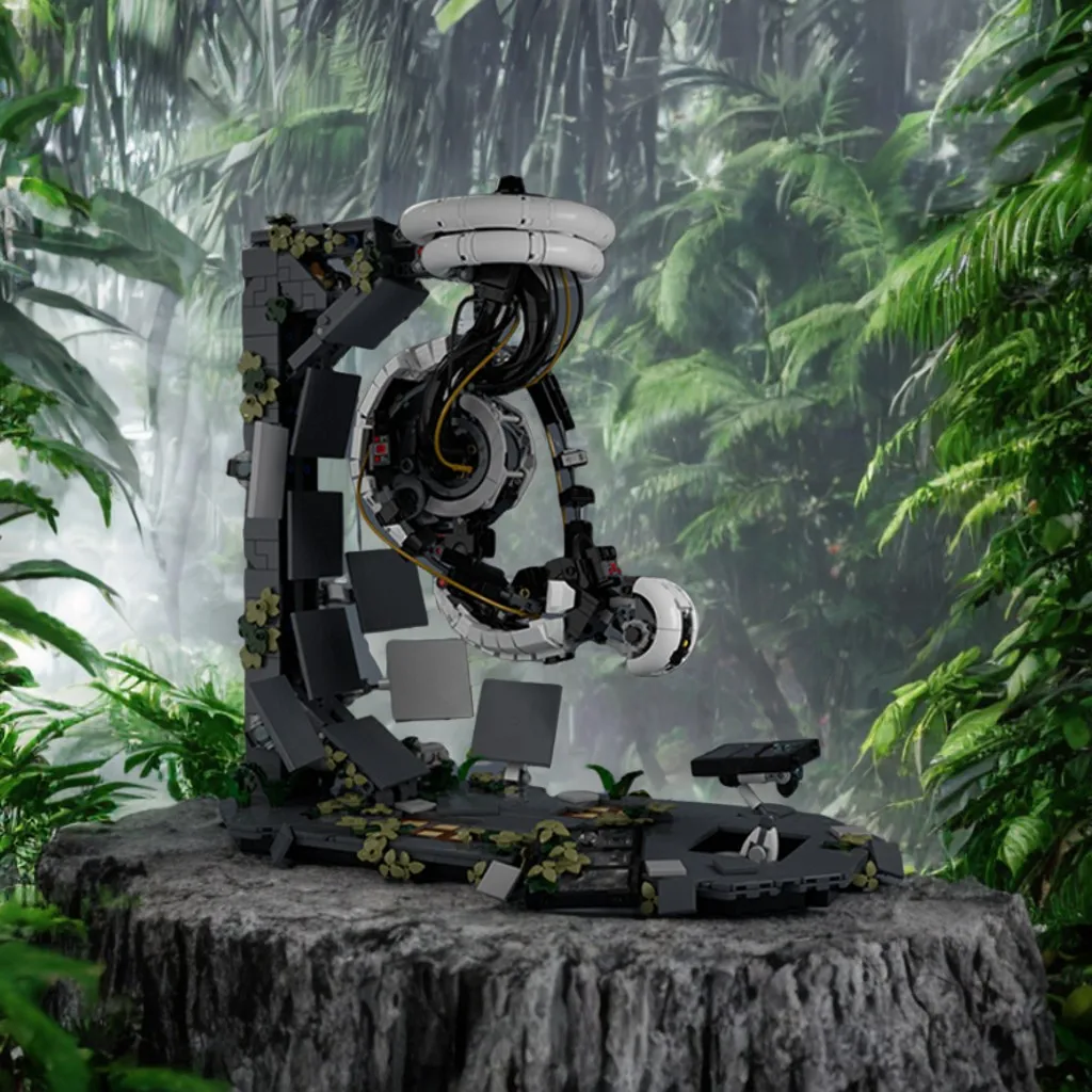 

1867PCS MOC GLaDOS - Portal 2 Building Block Models , Creative DIY, Perfect for Education and Collection, Educational Toys Gifts