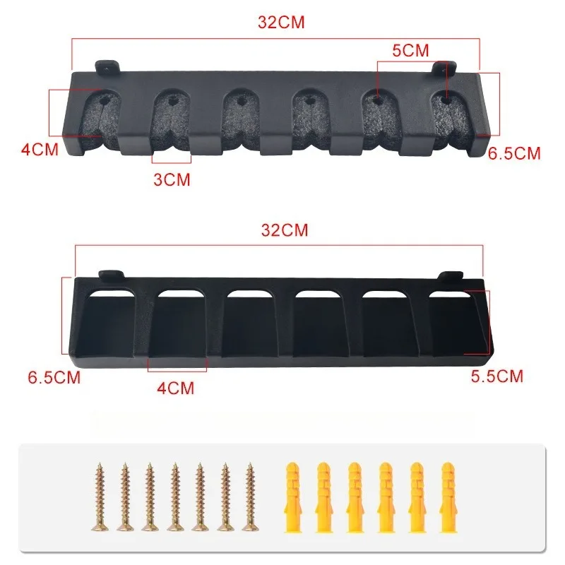 Soporte para cañas de pescar doble modo vertical/horizontal ABS - imagen 3