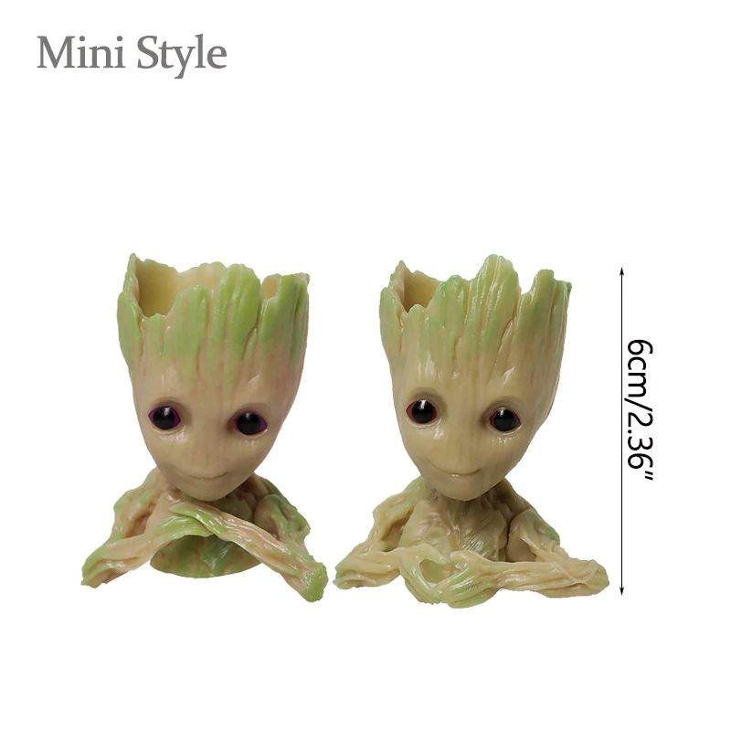 Woondecoratie Ambachten Miniatuur Model Kantoor Desktop Display Cartoon Groot Beeldjes Handwerk Decor Boom Man Ornament 5CM