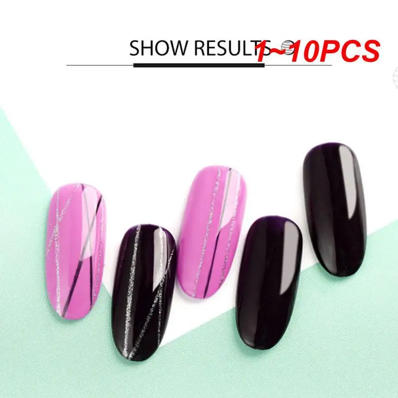 1 ~ 10 Stück Nail Art Pinsel Set Acryl UV Gel Nagellack Zeichenstift zum Strippen von flüssigem Pulver profession elle Maniküre Design