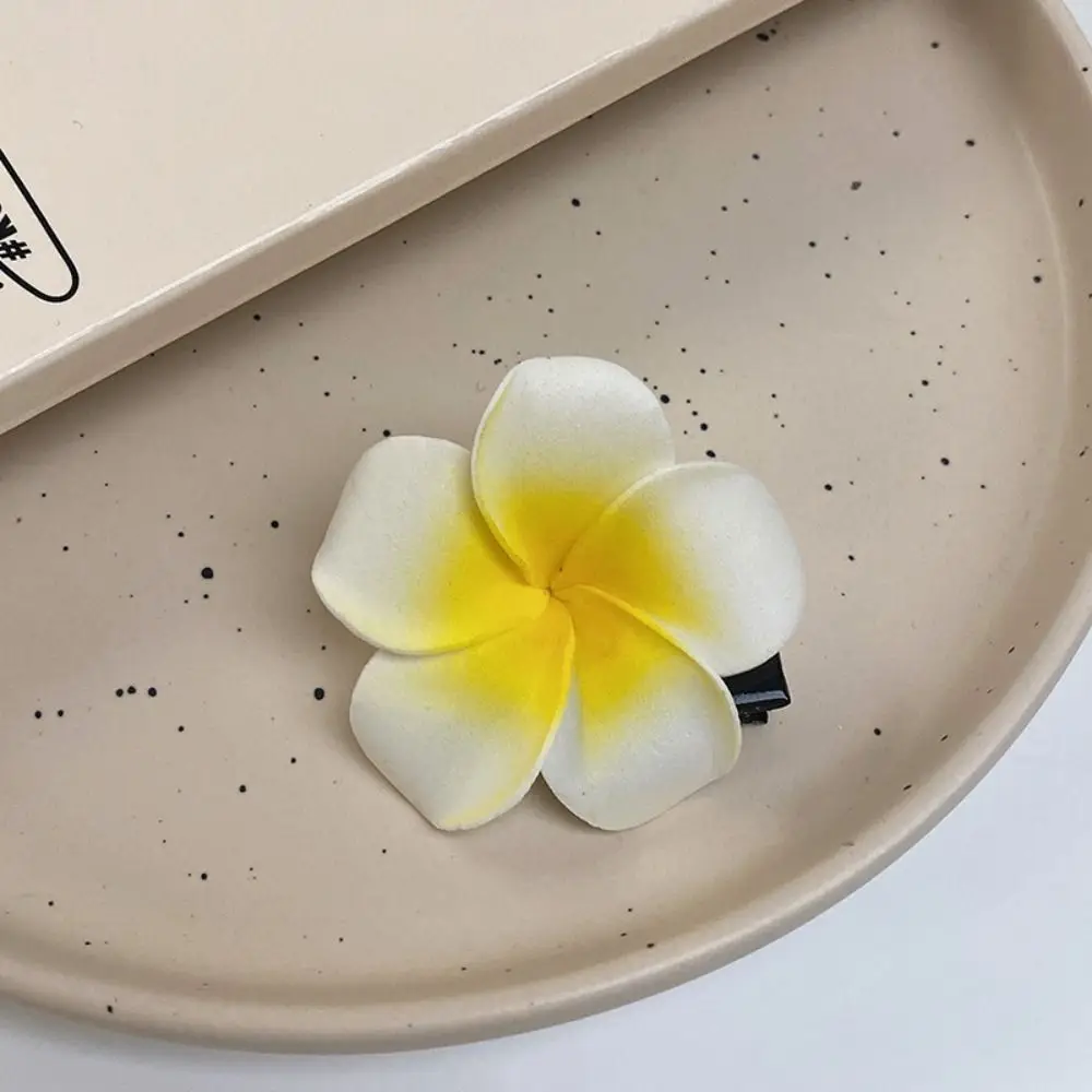

Korean Style Simulation Flower Hair Clip Seaside Vacation Headwear Bohemian Style Flower Hairpin Duckbill Clip