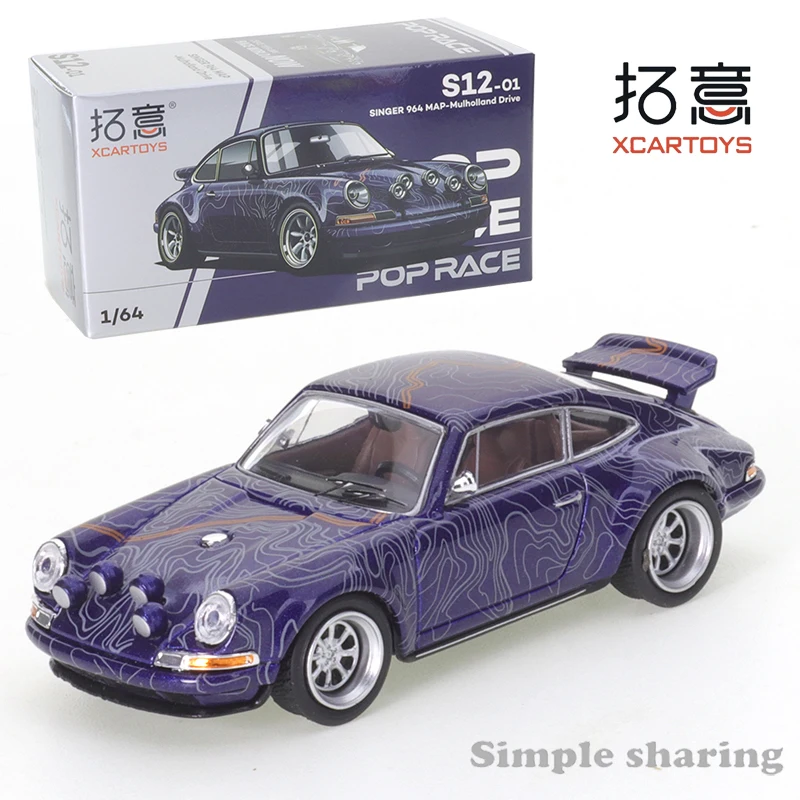 XCARTOYS Porsche 964 Singer 997 RWB Pressofuso In Lega Modello di Auto Per Adulti 1/64 Ornamento POPRACE Ragazzo Giocattolo
