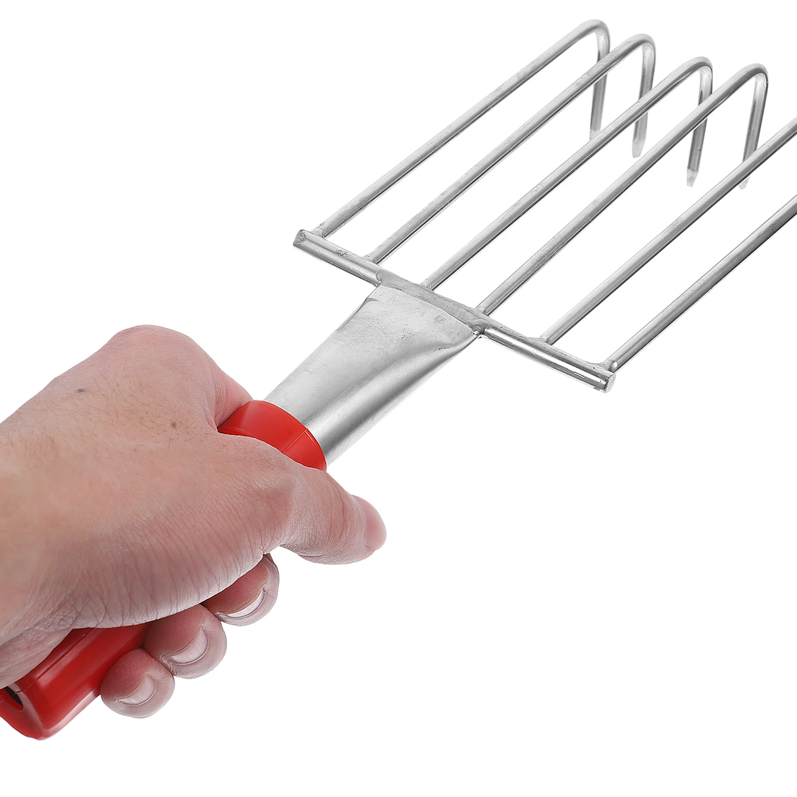 

Stainless Steel H Rake for Digging Clams Oyster Shells Seafood Garden Tools Beach Shell Rake Durable Ergonomic H