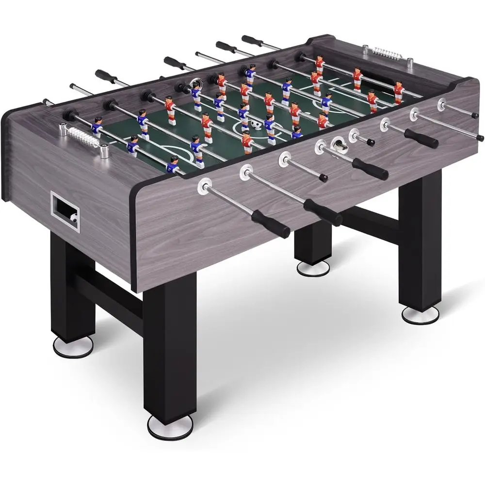 طاولة كرة قدم مقاس البالغين، طاولة ألعاب كرة قدم كاملة الحجم مع كرتين، أدوات تسوية الساق وأرجل شديدة التحمل، كرة قدم متينة #1