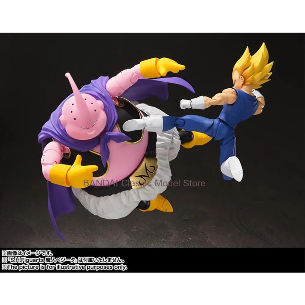 バンダイ S.H.Figuarts ドラゴンボール 魔人ブウ アクションフィギュア - 再版 100% オリジナル アニメモデル おもちゃ ギフト 子供向け