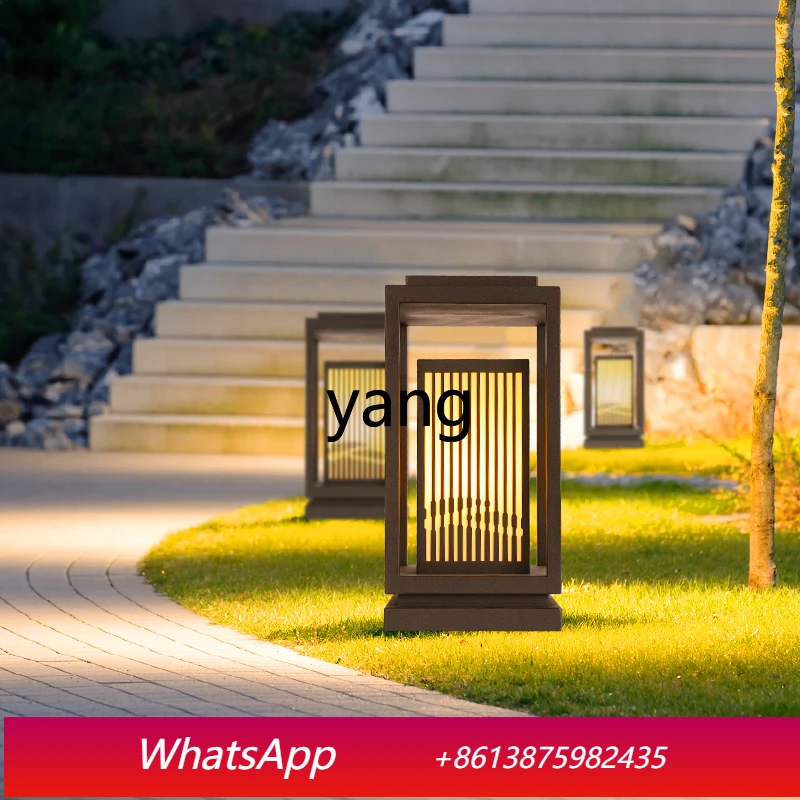 

CX Solar Lawn Ornament New Chinese Garden Landscape Ornament Outdoor Waterproof Garden Yard