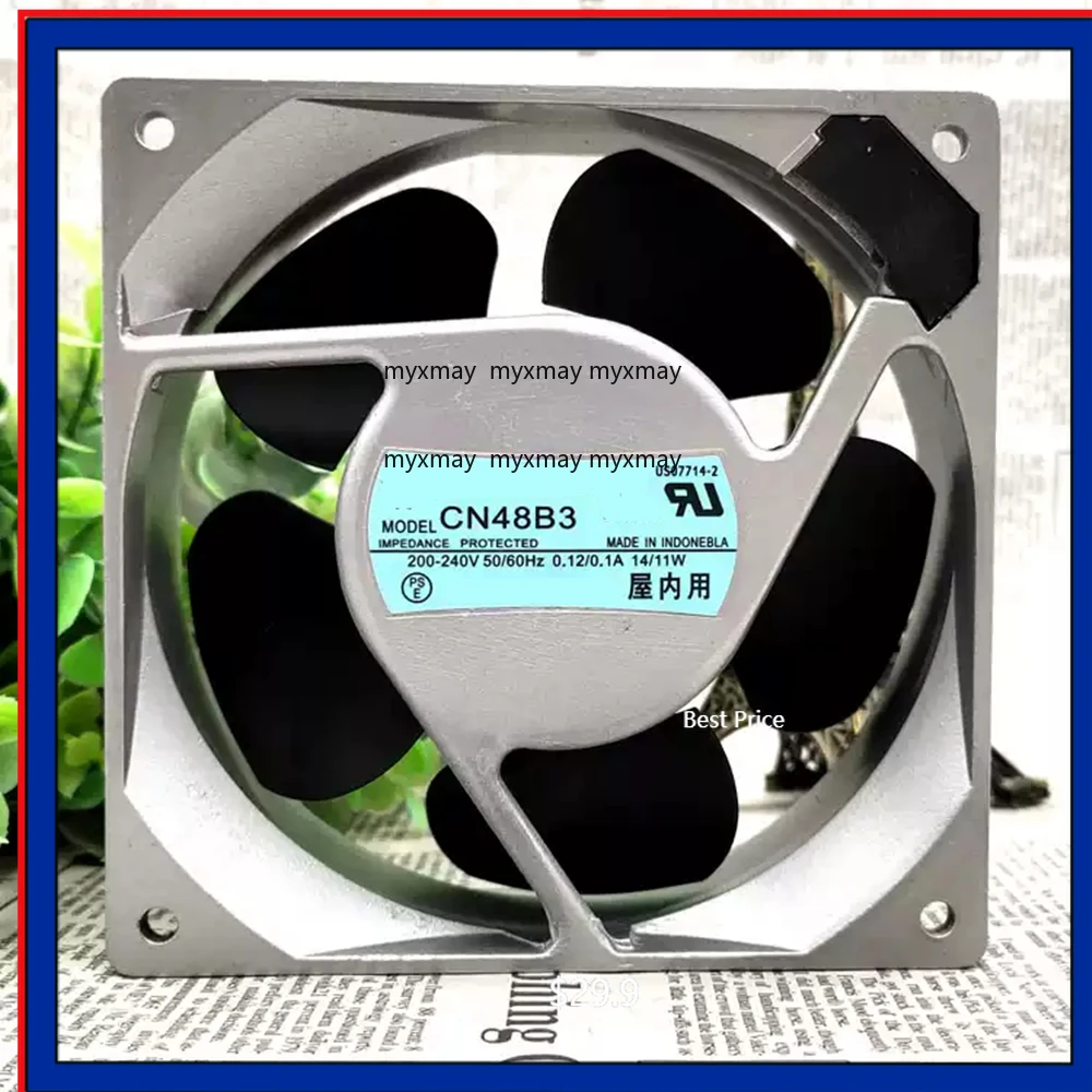 

Cooling Fan CN48B3 AC 200-240V 0.12/0.1A 14/11W 12CM 12038 120X120X38MM