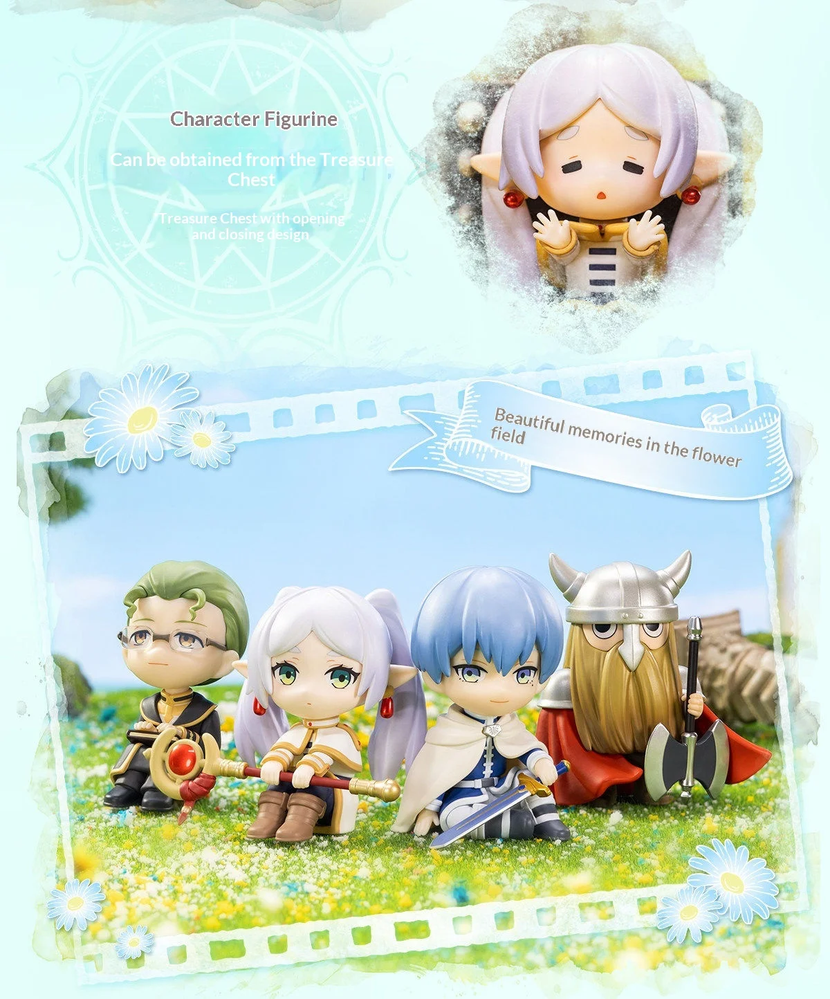 Original POPMART Frieren Beyond Journey‘s End Serie Blind Box Himmel Fern Anime-Figur Kawaii Heim-Schreibtisch-Dekoration Geburtstagsgeschenk – Detail 8