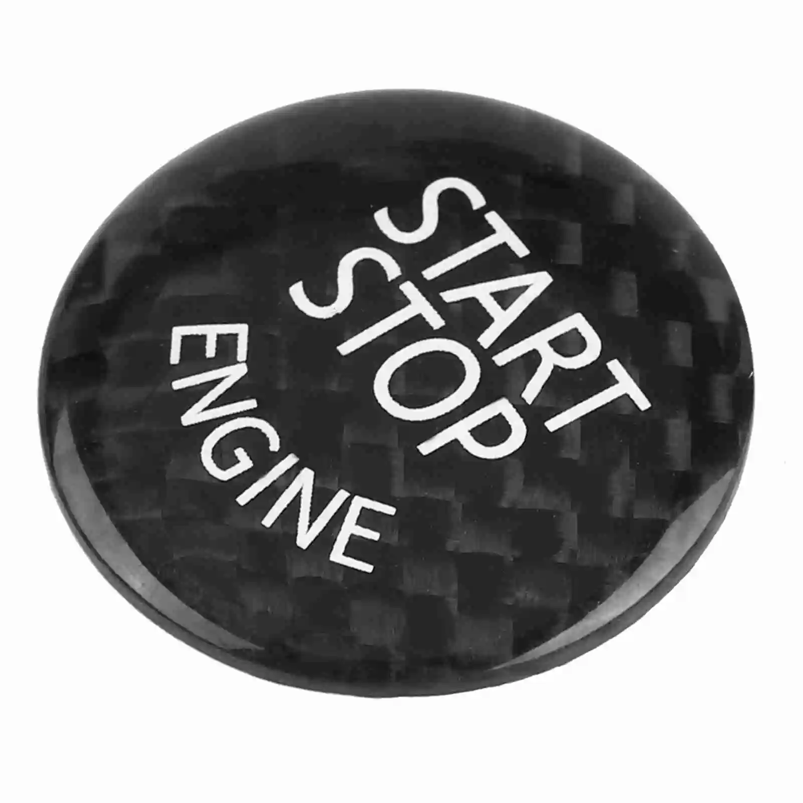 Engine Start Button Cover for  Engine Start Cover Car Carbon  Engine Start Button Decoration Cover for  E Chassis