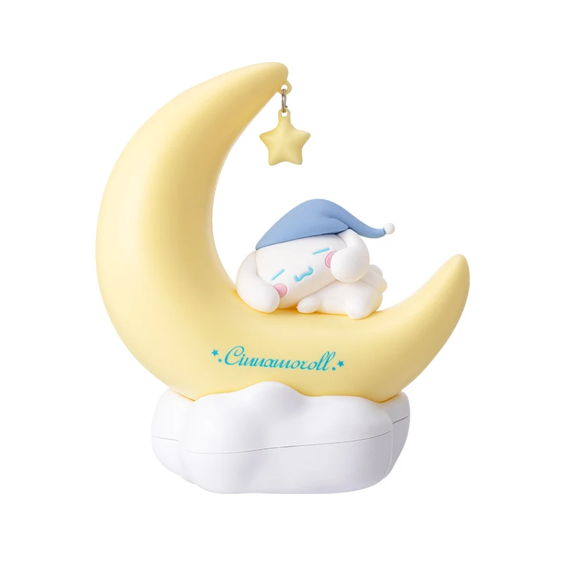 

Miniso Sanrio Night Light Cute Moon Bud Sweet Dreams Led Light Ornament Cinnamoroll Kuromi Usb Interface Gift