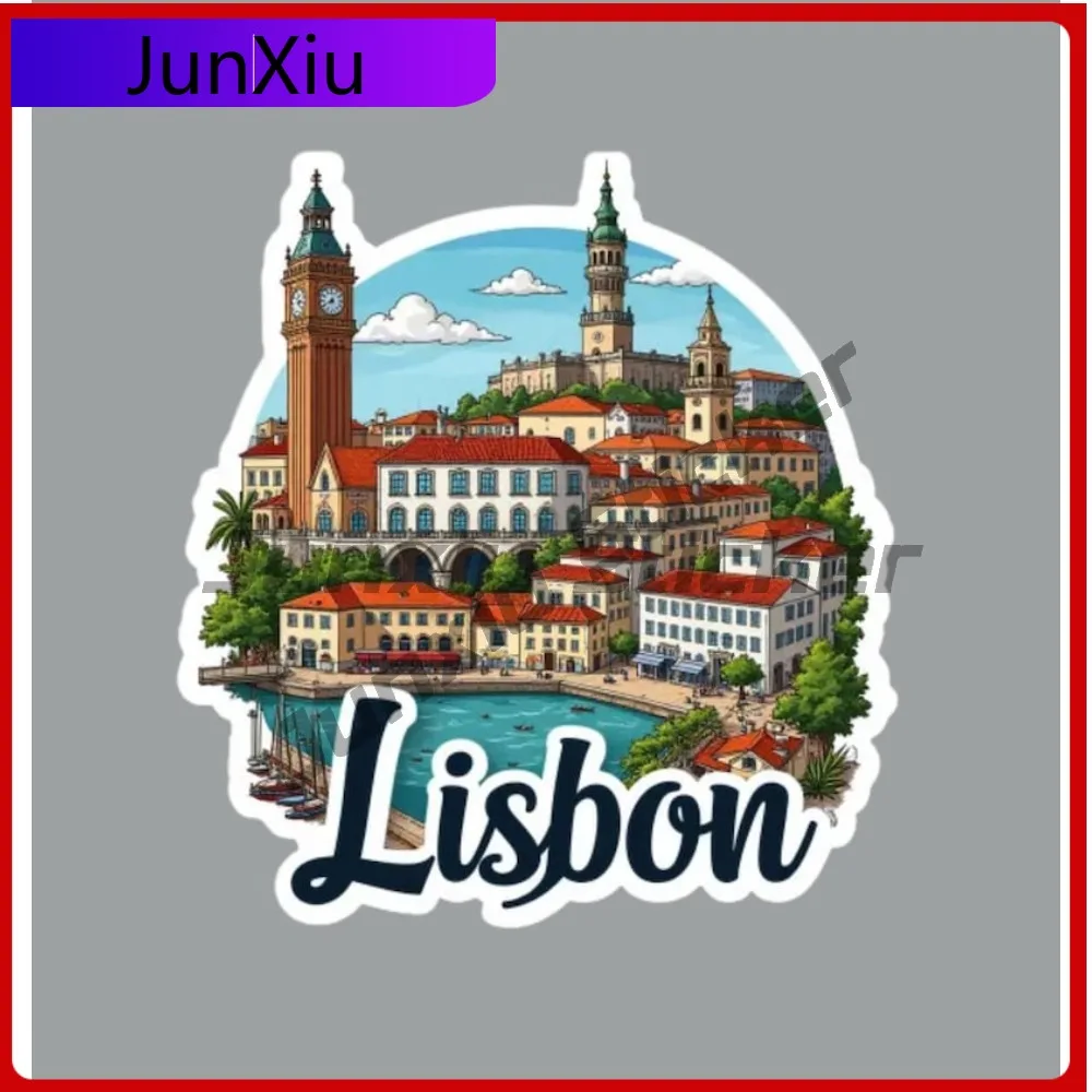 

Lisbon Portugal Sticker Custom Decals Personalized Stickers For Car Decoration Outside New Arrivals Fridge Or Laptop Windshield
