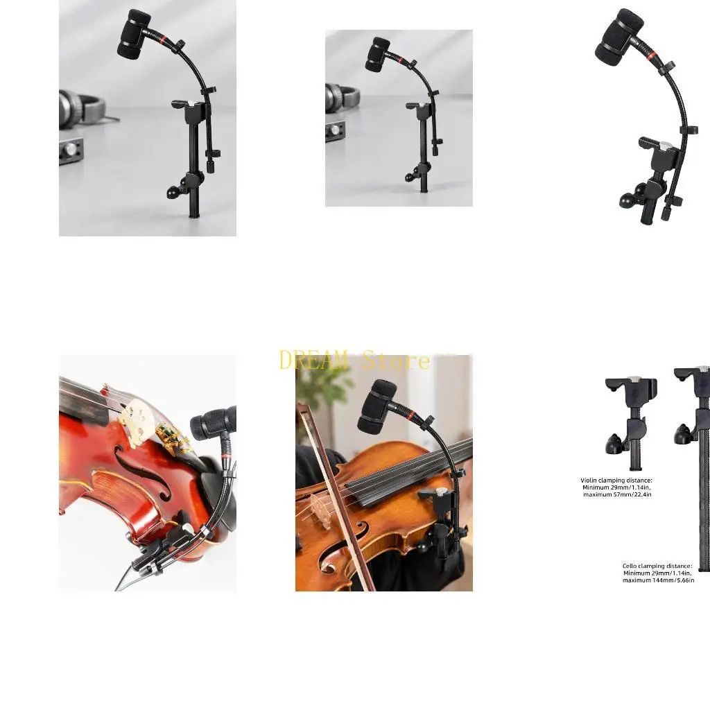 Rubber and Silicone Sound Pickup Mount with Flexible Positioning Arm Best Sale