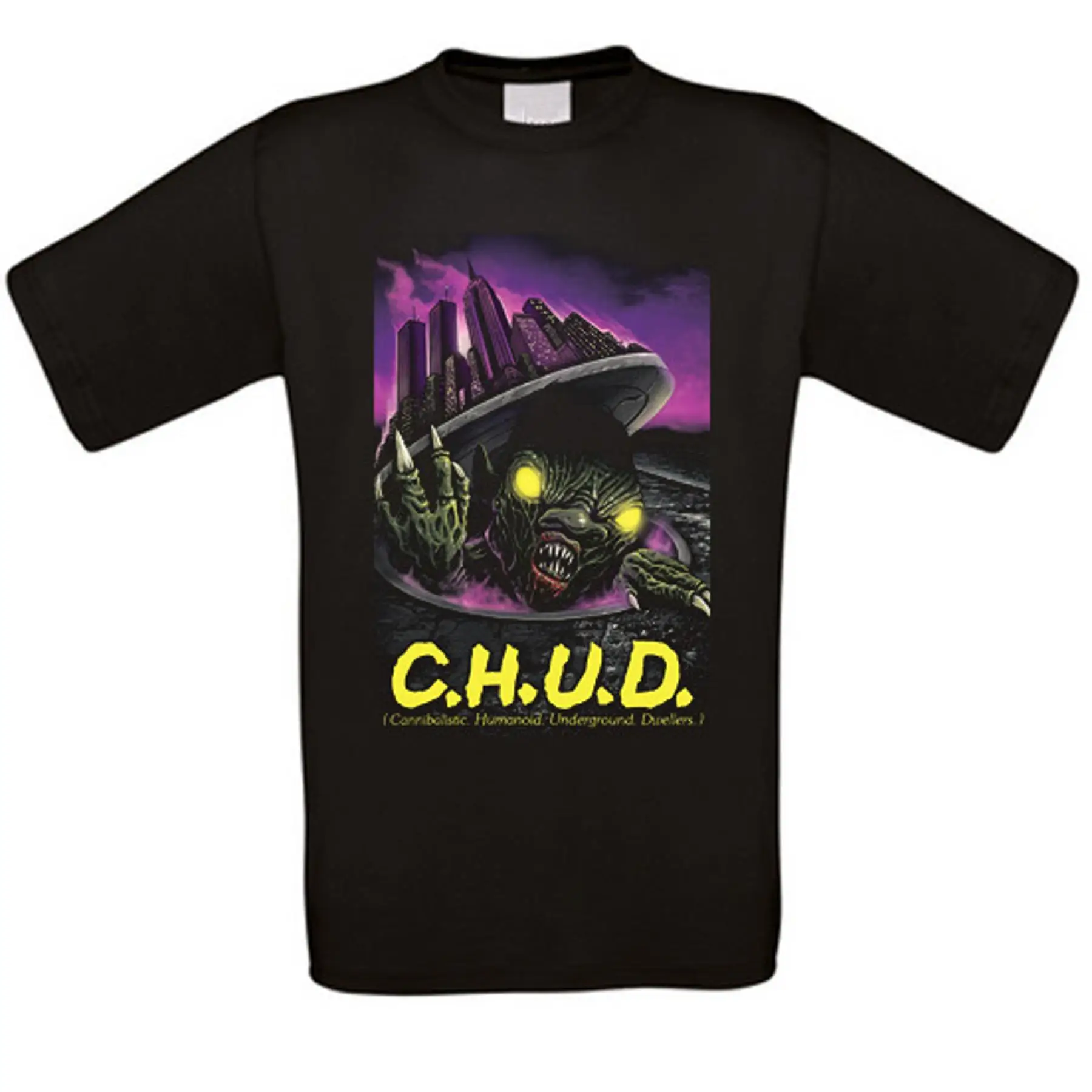 

C. H. U. D. Chud Panik En Manhattan Horror Movie Culto Camiseta Todas Tallas Neu