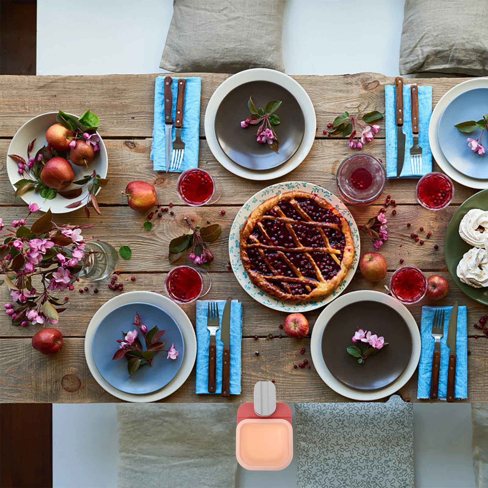 

1Pcs Table Trash Bin Modern ABS Sundry Storage Holder with Rotating Design for Kitchen Bathroom Desktop Use Trash Bin