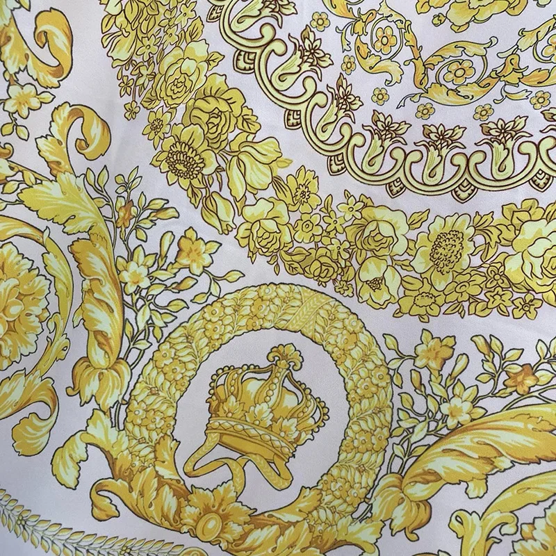 مجموعات الرجال الملكي الفاخرة نمط المحكمة 2 قطعة السراويل دعوى ملابس غير رسمية الأزهار الطباعة الرقمية قصيرة الأكمام قمصان Ropa Para Hombre