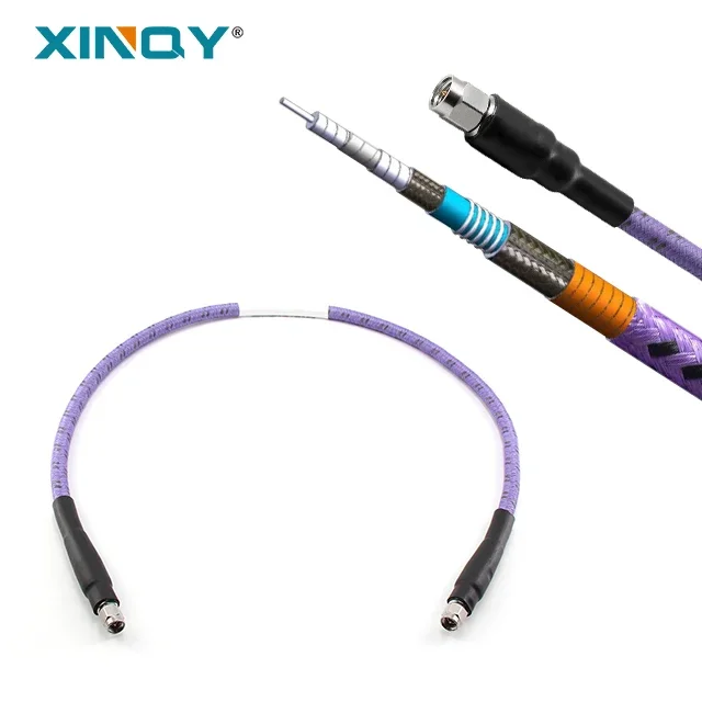 XINQY 3.5mm sma Male 18GHz CT26P RF Armored Flexible Test Cable Assembly wire cable test vlf cable testing equipment