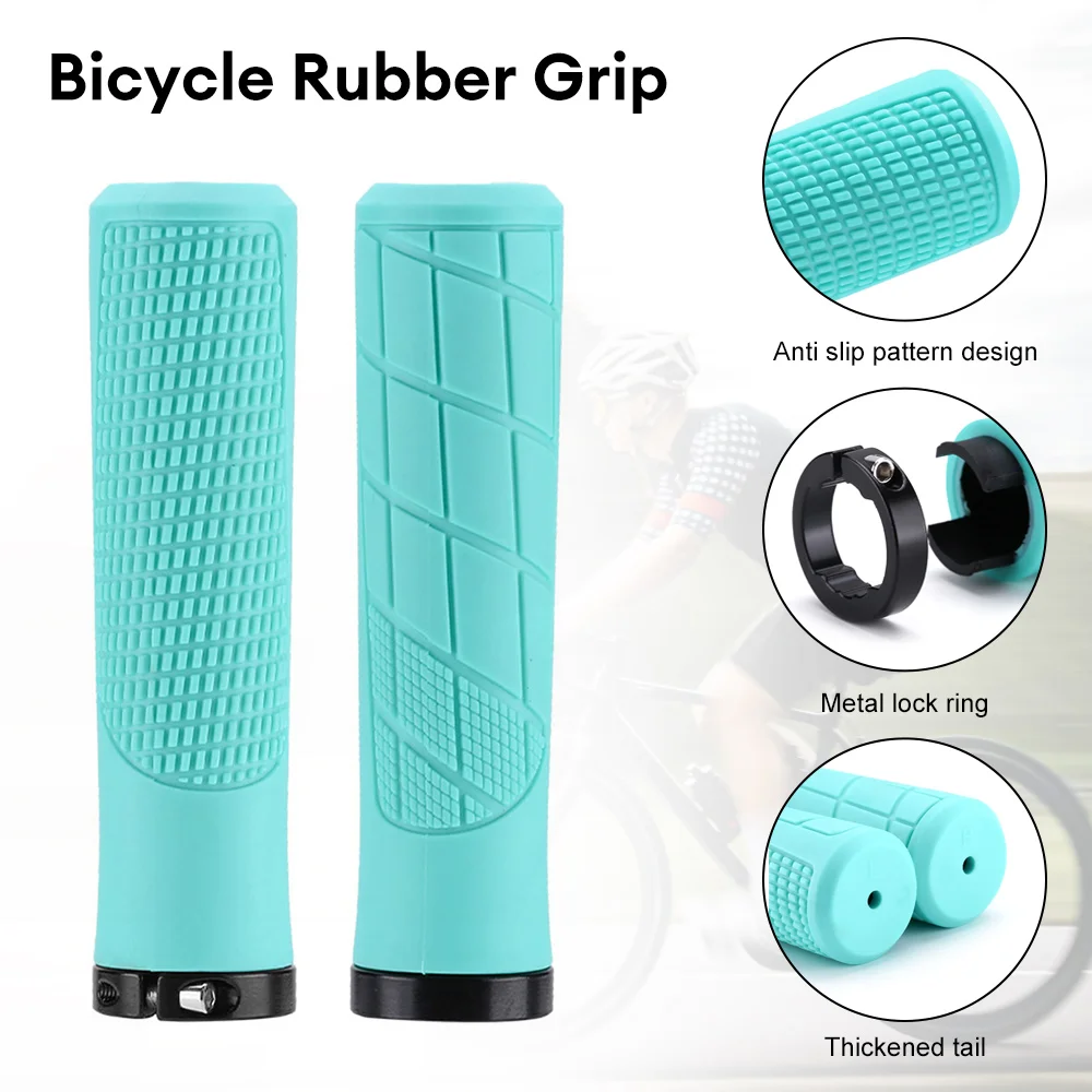 High Quality Mountain MTB Bike Grips Non-slip Cuffs Shock Absorption Bike Handle Cycling Accessories Bicycle Handlebar Grips