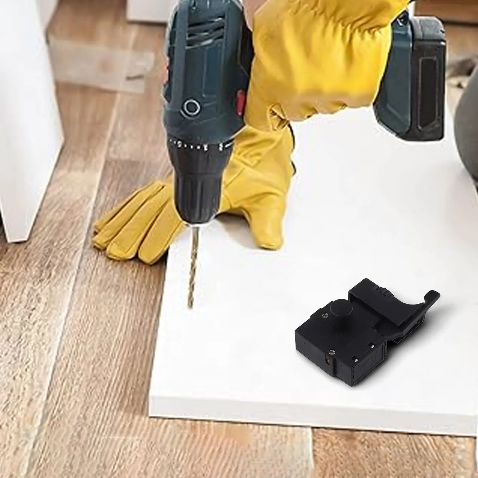 

6A 250V триггерный переключатель управления скоростью для электрических дрелей, переключатель блокировки типа с пластиковым корпусом для электроинструментов