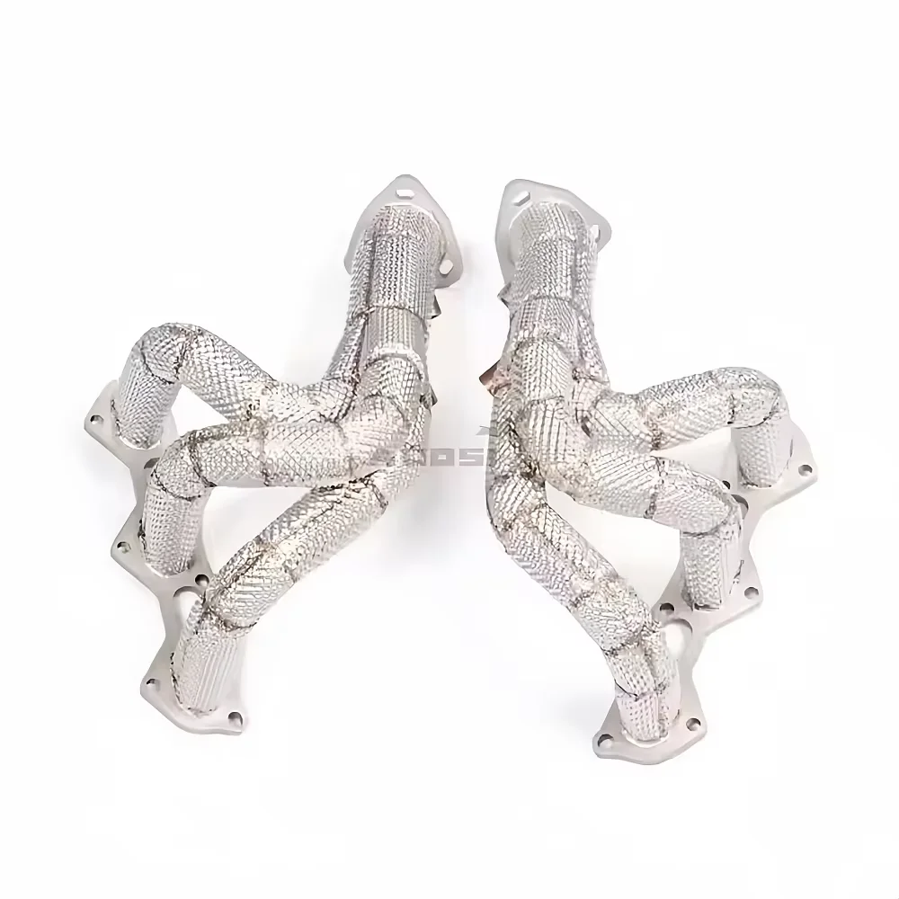 

High-flow Exhaust Manifold Collector for Porsche Cayman 718 GT4 4.0 2021- Automotive Power Upgrade Exhaust System Converter