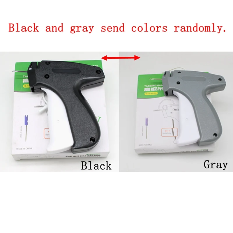 1pcs Tag Gun +1000 or 5000 pcs 35mm Barbs + 1 Needle For Clothing Garment Handheld Clothes Price Label Tagging Gun With