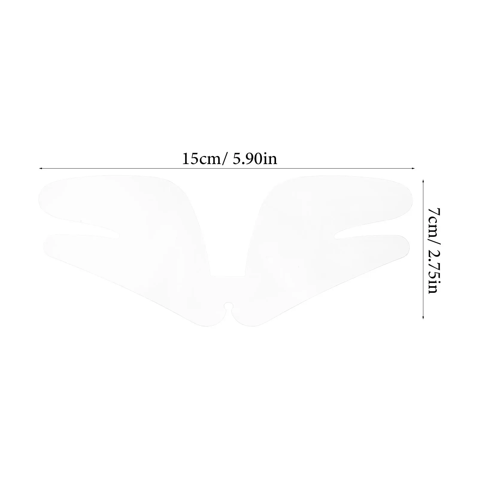 100pcs Butterfly Collar Shirt Collar Supports For Men Long-Lasting Durable Dress Shirt Inserts Shaper