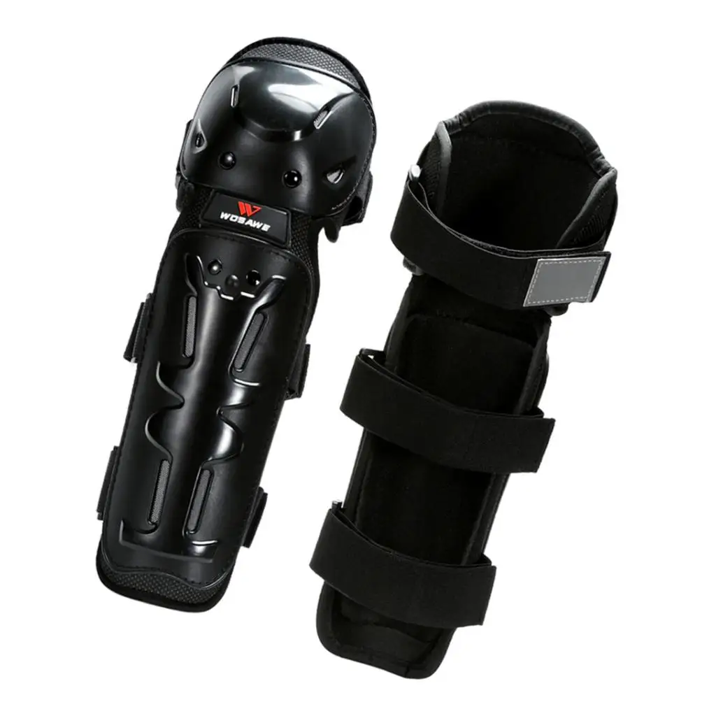 Shock Absorbing EVA Foam Knee Elbow Pad Set Secure Fastener Straps for Scooter Mountain Bike Protection