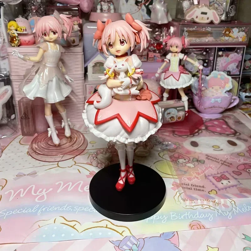 Anime Puella Magi Madoka Magica Kaname Madoka Tamaki Iroha Anime Action Pvc Figuur Model Pop Speelgoed Beeldje Collectiable Ornament