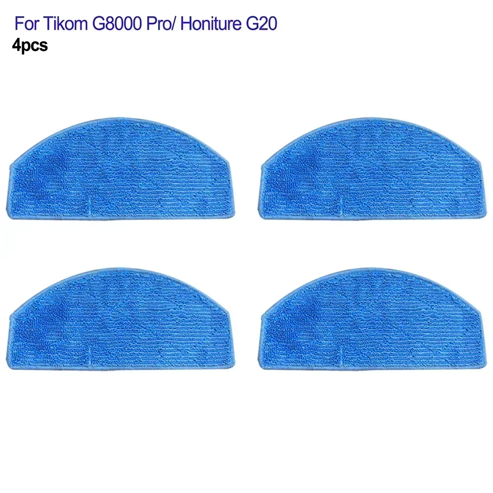 Robot Vacuum Cleaner Accessories For Tikom G8000 Pro/ Honiture G20 Vacuum Cleaner Washable Mop Cloth Pads Filter