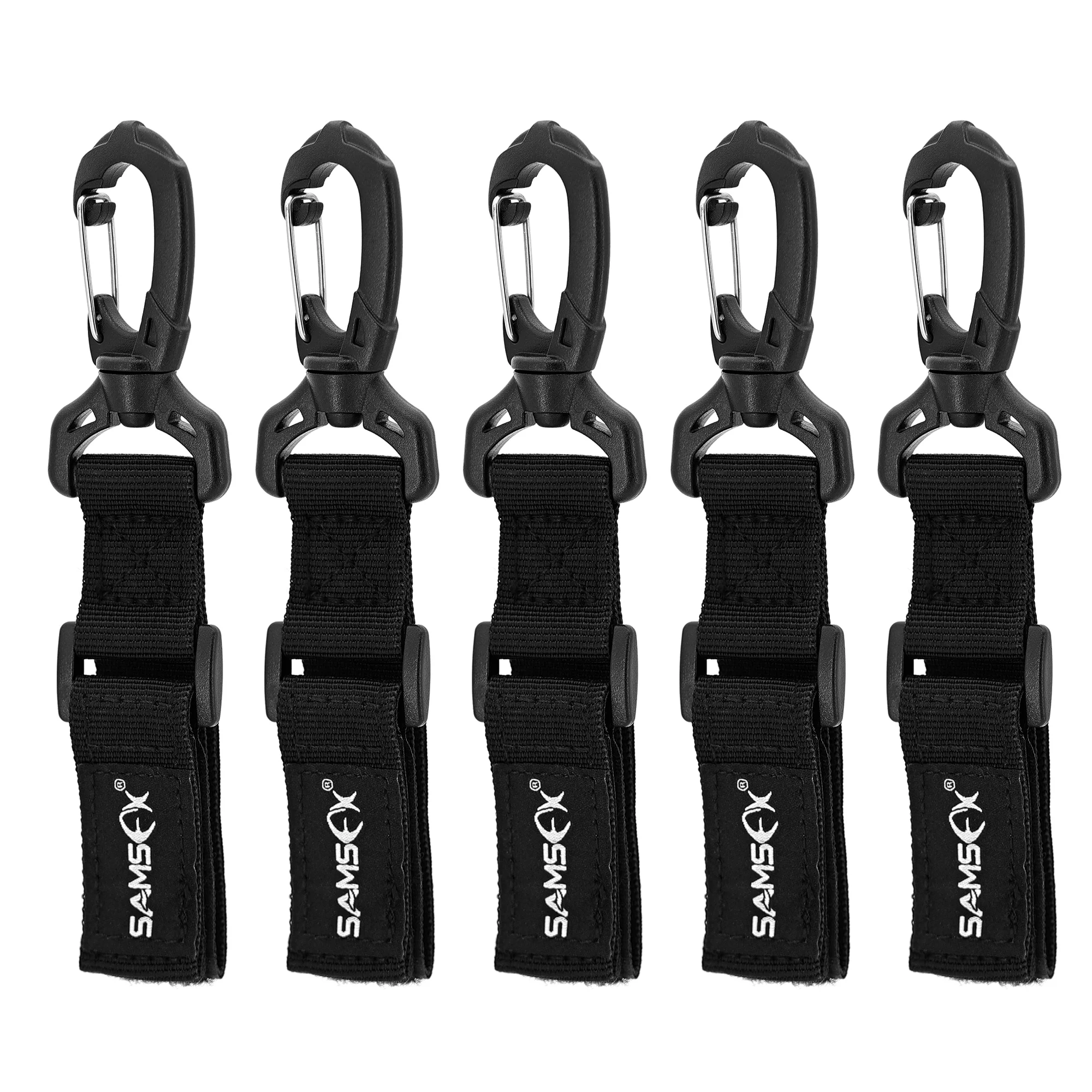 

5PCS Adjustable Kayak Paddle Keeper Paddle Storage Holder Strap Oar Snap Clip Canoe SUP Paddleboard Inflatable Boat Paddle Clip