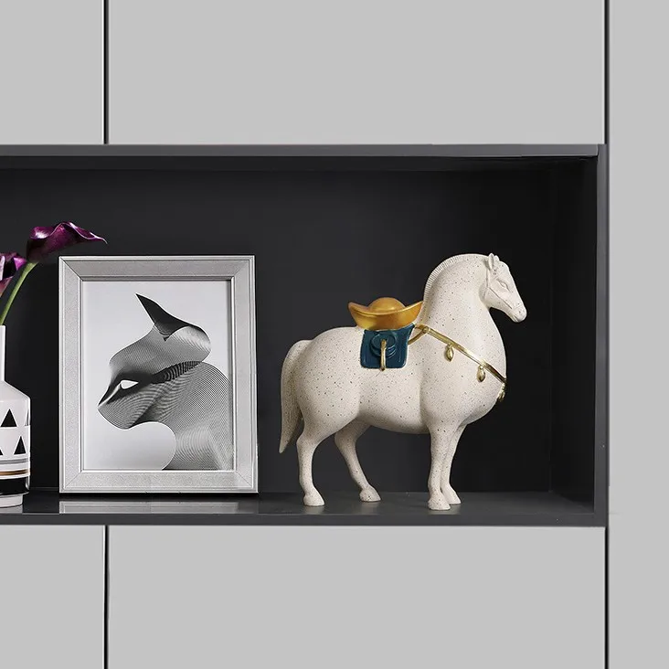 Diseño de arte nórdico, adorno de perro de lucha francés, artesanías creativas para sala de estar, mueble de TV, decoración de entrada, regalo