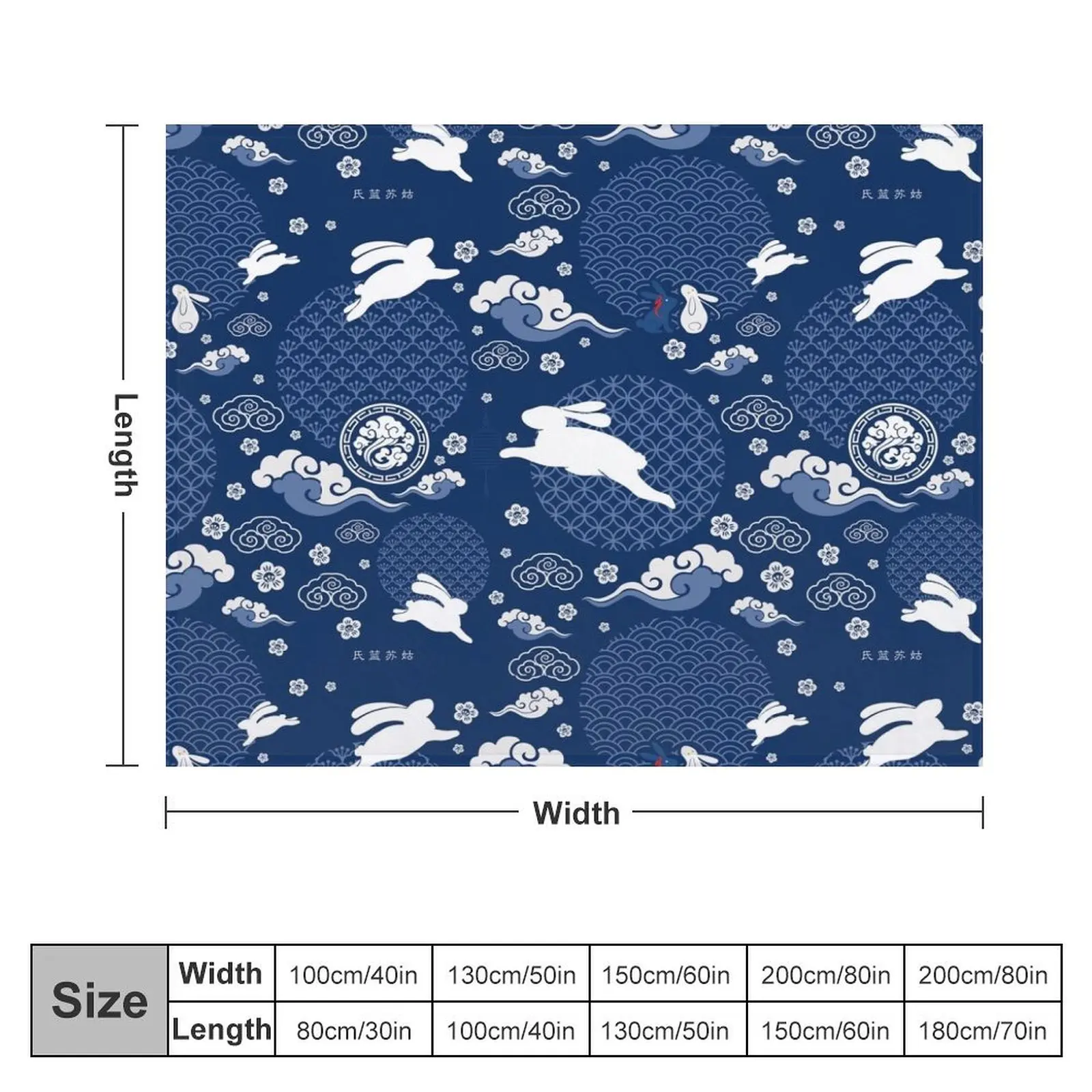 WangXian Qixi Festival Mask [SEAMLESS] Throw Blanket Cute Plaid Winter beds Thin Blankets