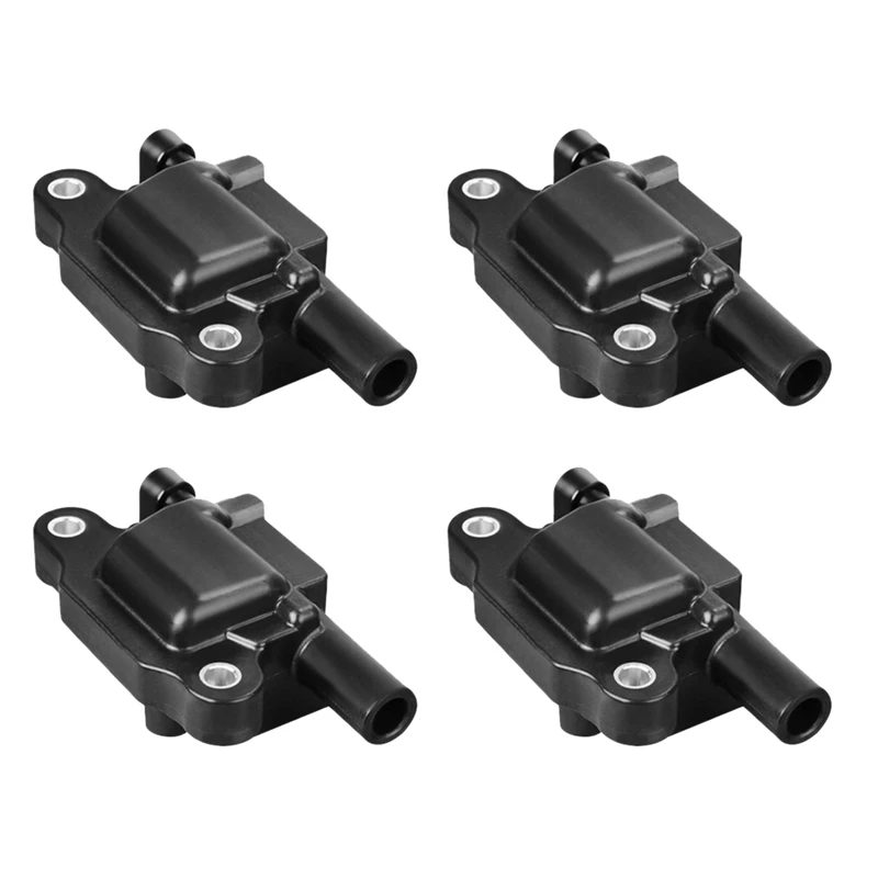 

4Pcs Car Ignition Coil Pack 12611424 12570616 For Chevy Cadillac GMC Pontiac 5.3L 6.0L V8 Engine BSC1511 D510C UF413