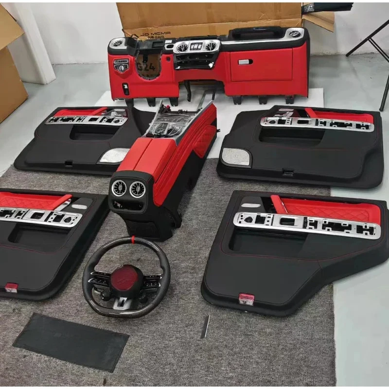 

Factory Hot Selling Suitle for G-Class Accessories G63 G500 G55 Upgrd Instrument Panel Doors Interior Steering Wheel