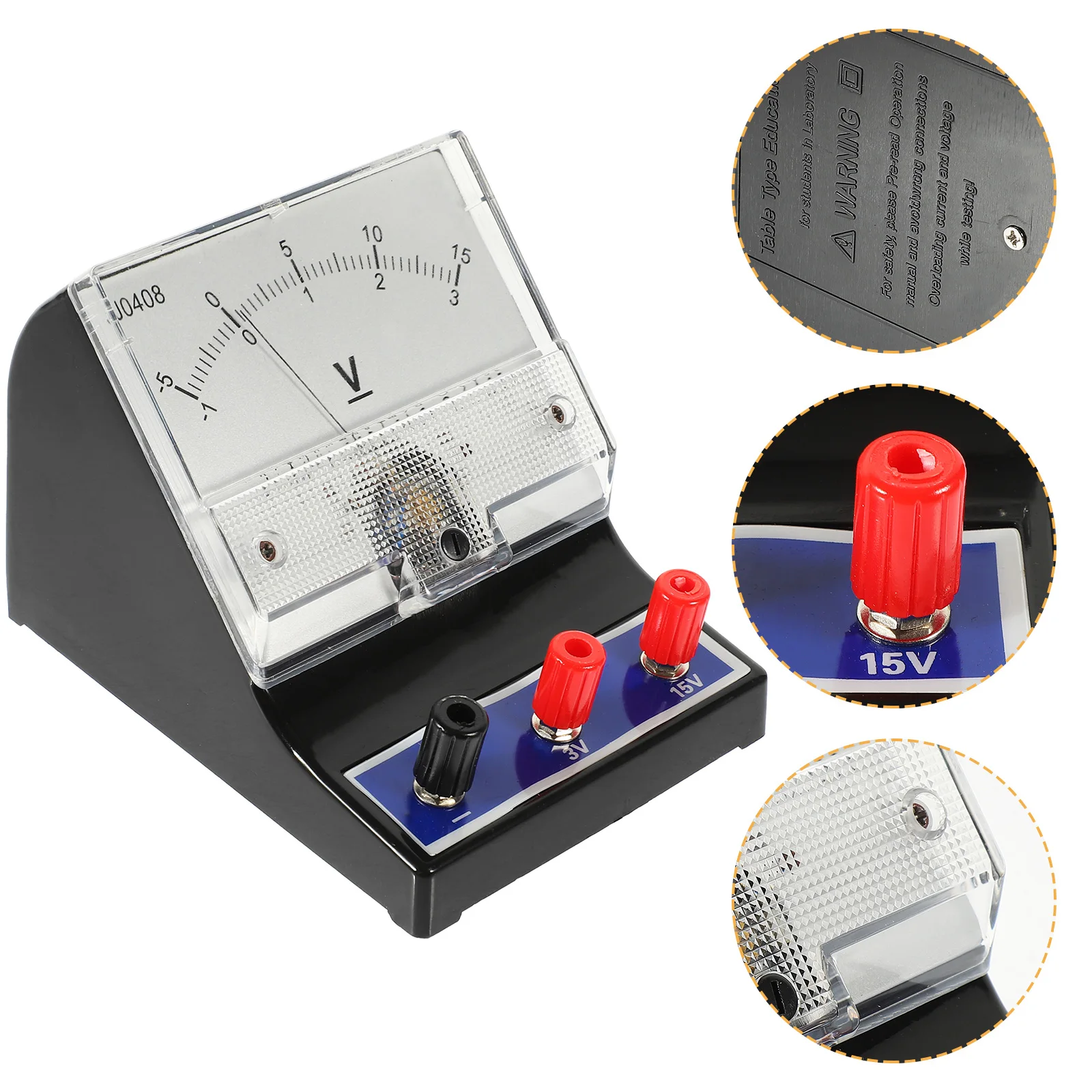 1Pcs 0-15V Voltmeter Physics Experimental Apparatus Robust Electricity Equipment for Enhancing Observation and Thinking Skills