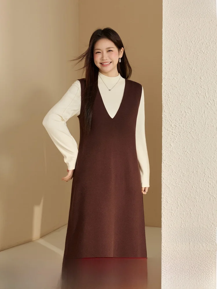 

Универсальный женский жилет Svel Dr большого размера, простой, зимний, новый, для повседневной носки, юбка А-силуэта