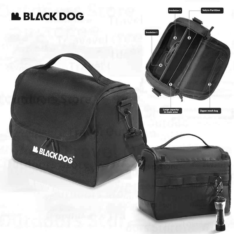 Naturehike BLACKDOG Outdoor Storage Bag Travel Camping Waterproof Washing Layered Storage Portable Washing Bag Light Easy Carry