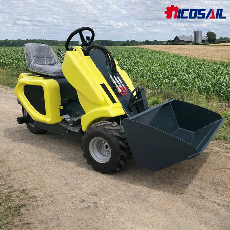 

Новейшая модель 2026 года: трехколесный мини-погрузчик Nicosail на колесном ходу