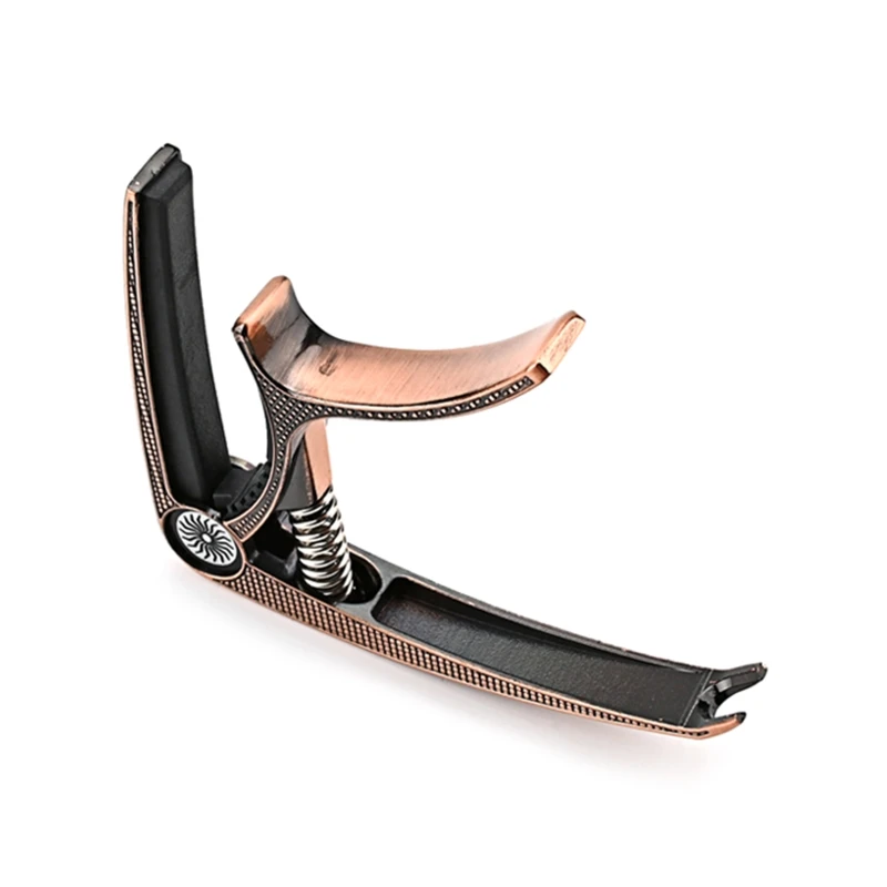 High Quality Zinc Alloy Metal New Guitar Capo Change Clamp Key Acoustic Classic Guitar Capo For Tone Adjusting