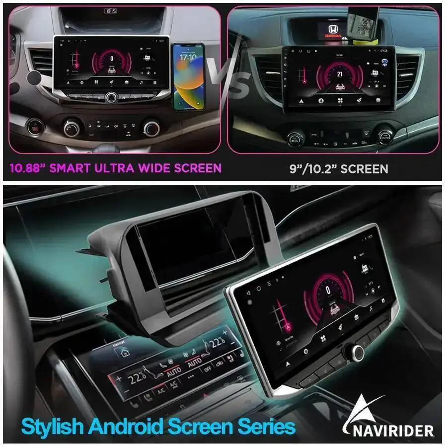 

10.88inch Android Radio Screen For Renault Sandero Dacia Sandero 2019-2025 Head Unit Multimedia Stereo Carplay WiFi 4G GPS DSP