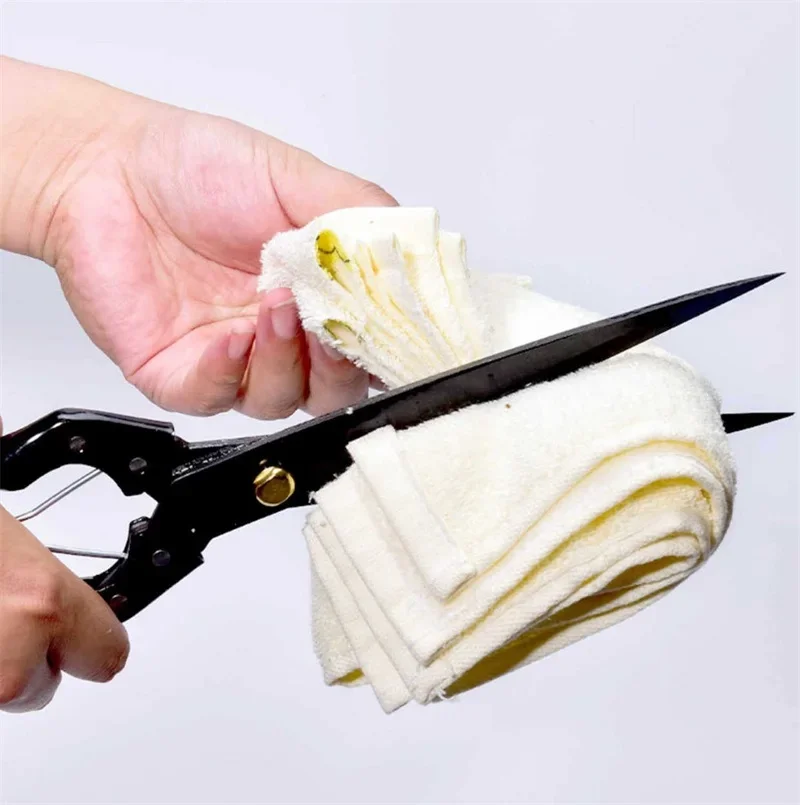 Vollständig aus Manganstahl Gefertigte Schere Großes Handschermesser für Wolle, kann Haare/Unkraut, Verpackungsbeutel, kleine Äste usw. schneiden. – Detail 3