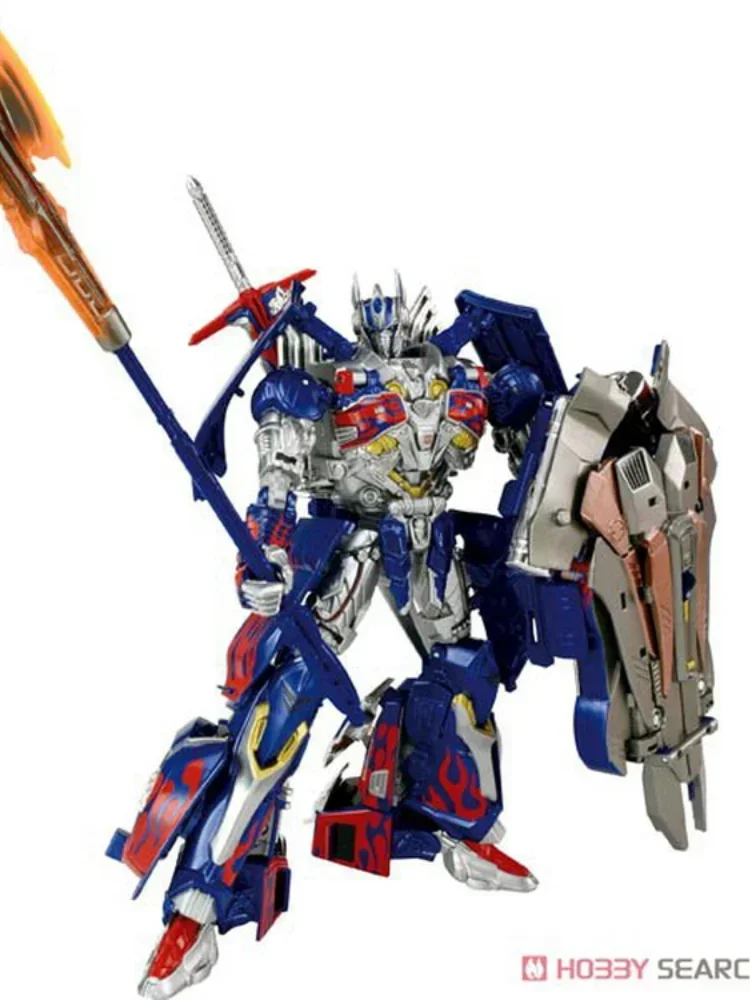 TAKARA TOMY หม้อแปลงหุ่นยนต์ของเล่น5 TLK-15 L Optimus Prime, ของแท้ของเล่นเปลี่ยนรูปได้ดำเนินการได้ของเล่นงานอดิเรก