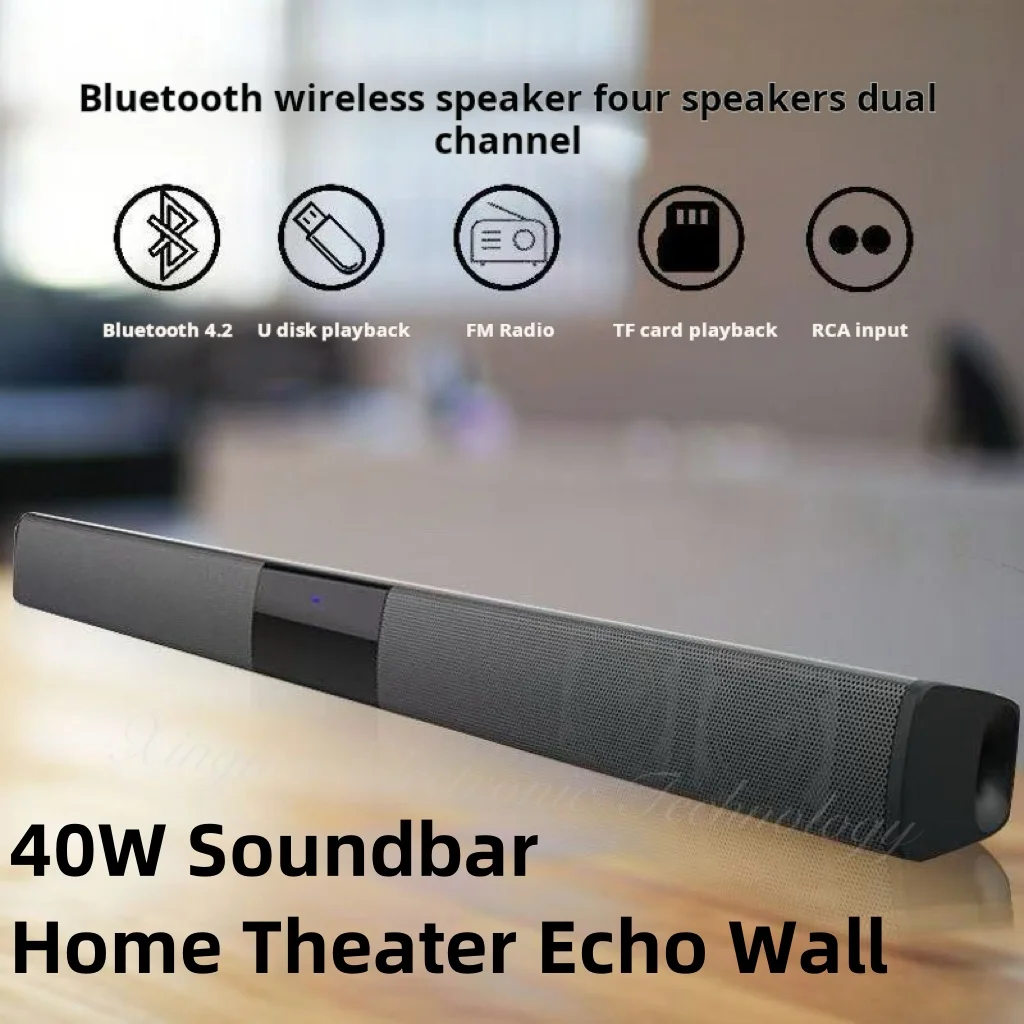 Barre de son Home cin�ma syst�me sonore haut-parleur Bluetooth TV ordinateur haut-parleur �quipement caisson de basses Portable Radio centre de musique 40W