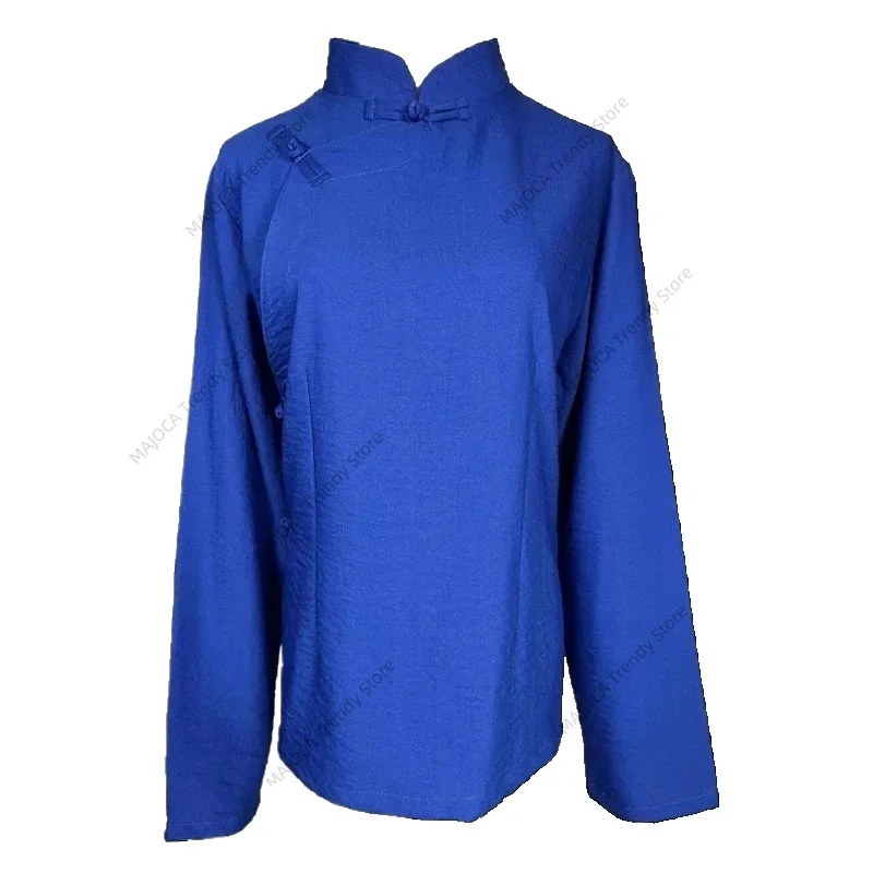 

Tibetan Blouse for Women Chinese Traditional Clothing Tops Shirt Hanfu Ropa China Mujer Tibet Clothes Ladies