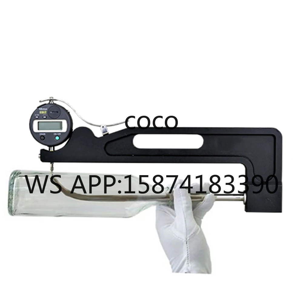 Nade Portable Glass Bottle Wall Thickness Gauge BTG-D - 0-10mm Test Range, Laboratory Equipment Testing Tester